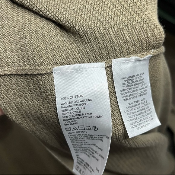 Tommy Bahama Mens Relax 1/4 Zip Pullover Mock Neck Sweatshirt Size XL Army Green - Picture 8 of 9